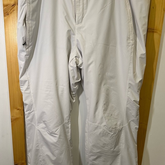 Columbia Pants - Columbia White Cargo Pants Waterproof Technical Fabric Snowpants